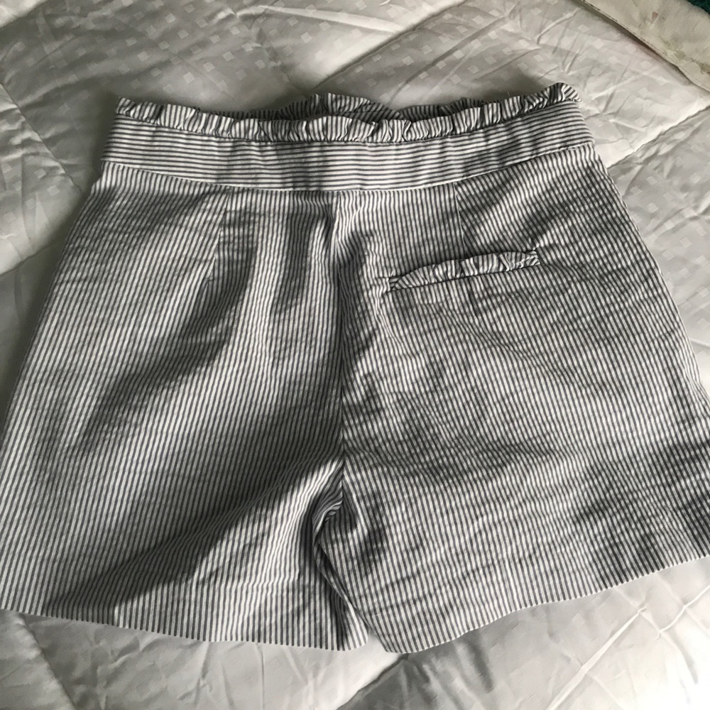J CREW PINSTRIPE SHORTS